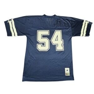 Dallas Cowboys Jaylon Smith 54 Authentic Apparel Jersey Men L Blue NFL Football